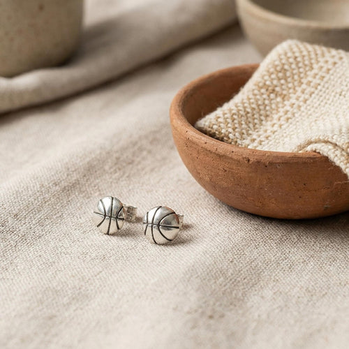 950 Fine Silver, Round Earrings - Handcrafted in Peru