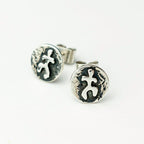 950 Fine Sterling Silver, Handcrafted Earrings: Peruvian Oxidized Jewelry