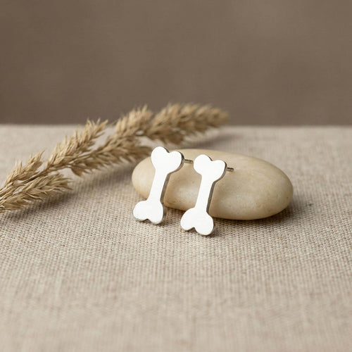 950 Fine Silver, Handcrafted Dog Bone Earrings: Peruvian Jewelry