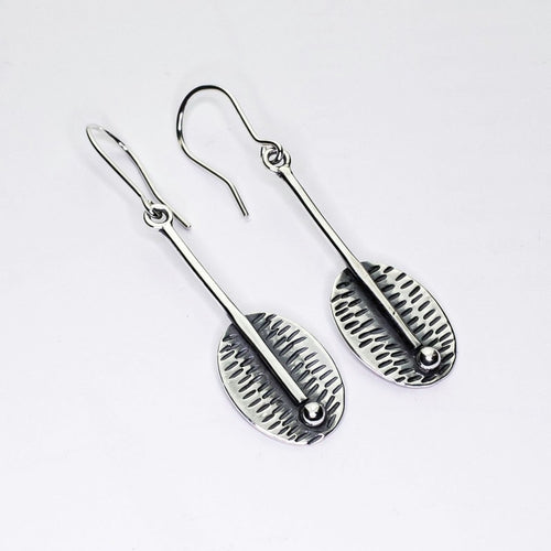 Handcrafted in Peru - 950 Fine Silver, Dangle Earrings: Peruvian Artisan Jewelry