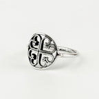 4 Leaf Clover Sterling Silver Ring - Made in Peru