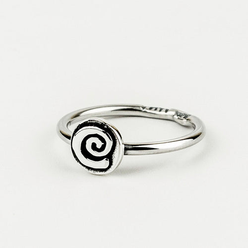 Swirl Sterling Silver Ring - Made in Peru