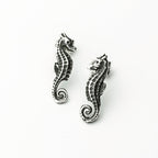 Seahorse Sterling Silver Dangle Earrings - Made in Peru