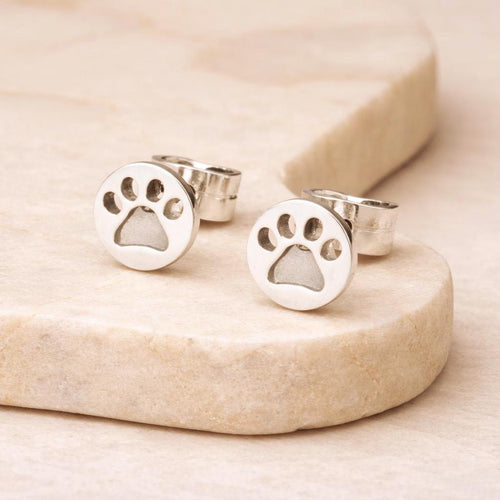 Handcrafted in Peru: 950 Fine Sterling Silver, Paw Print Earrings, Peruvian Jewelry