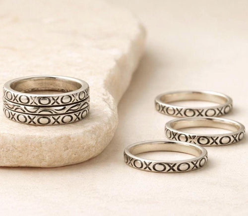 Handcrafted in Peru: 950 Fine Sterling Silver Tri Band Ring, Peruvian Jewelry